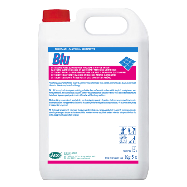 Blu detergente disinfettante lt.5