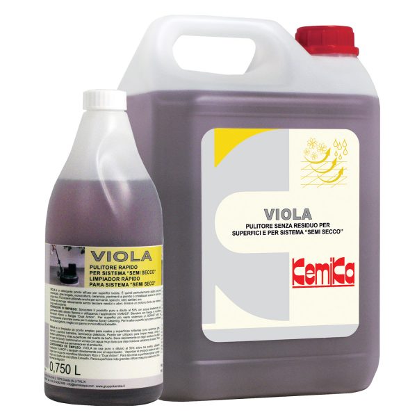 Viola Pulitore rapido per sistema “semi-secco” ml.750