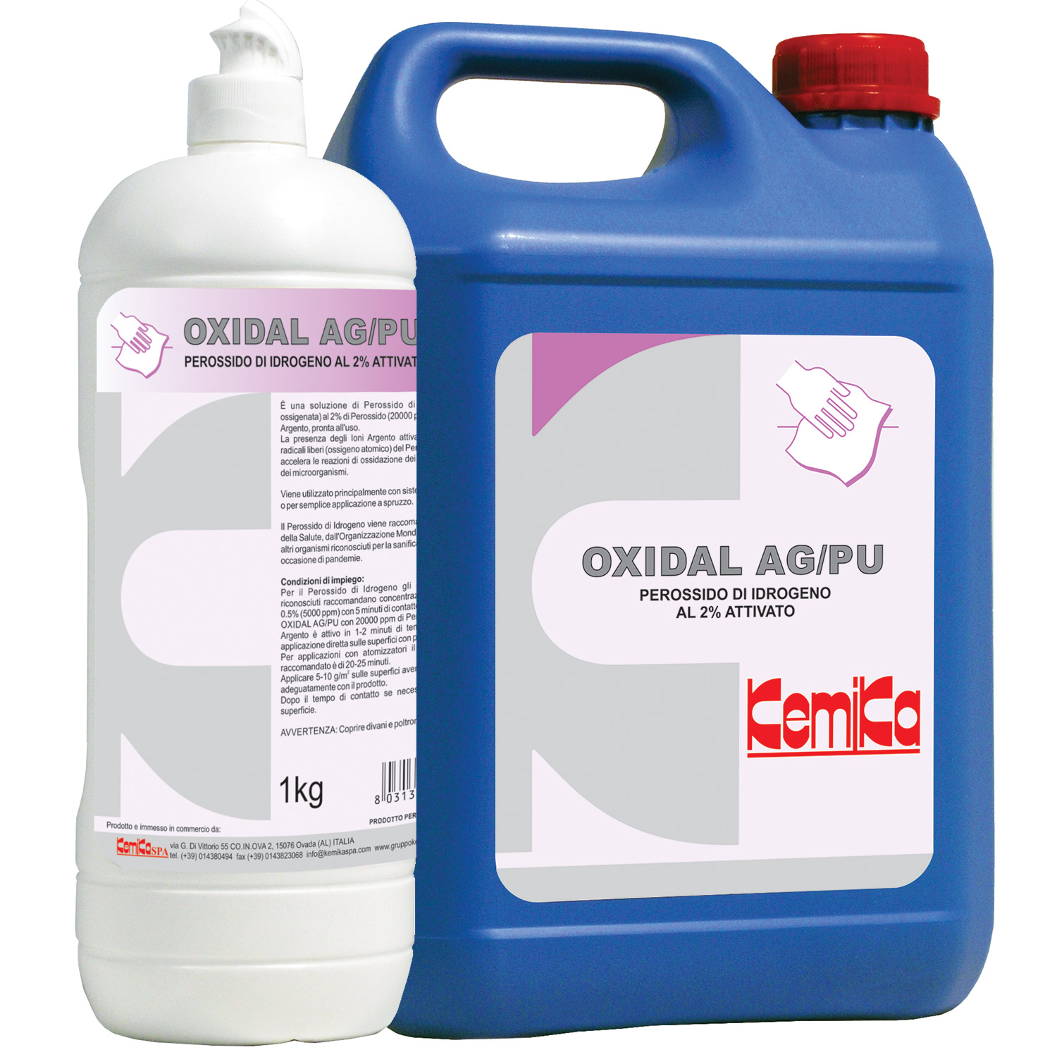 Oxidal AG/PU Perossido di Idrogeno al 2% attivato