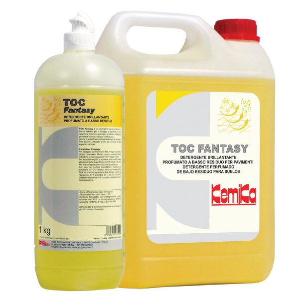 Toc Detergente brillantante profumato a basso residuo kg.5